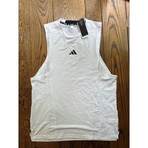 NWT Adidas Designed for Training Workout Tank Top White Mens Size XL Extra Large